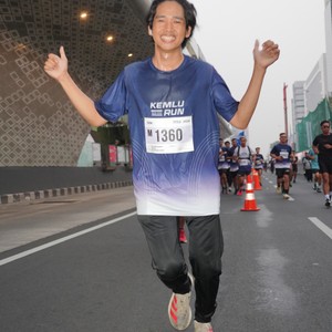 Race photo from KEMLU RUN 2026