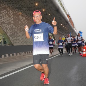 Race photo from KEMLU RUN 2026