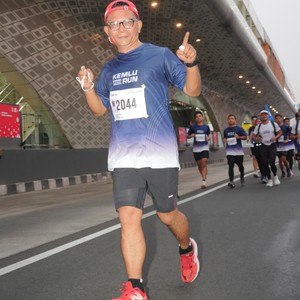 Race photo from KEMLU RUN 2026