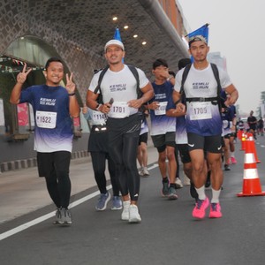 Race photo from KEMLU RUN 2026
