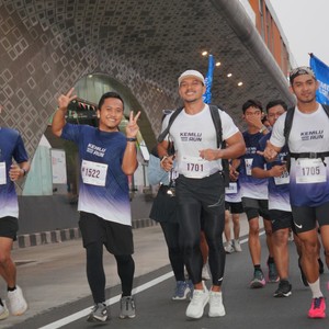 Race photo from KEMLU RUN 2026