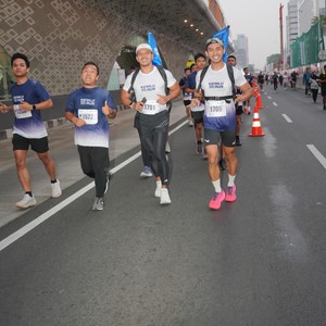 Race photo from KEMLU RUN 2026