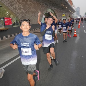 Race photo from KEMLU RUN 2026