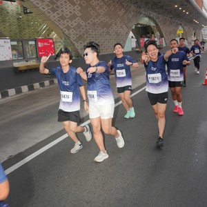 Race photo from KEMLU RUN 2026
