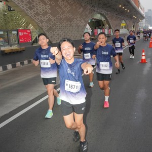 Race photo from KEMLU RUN 2026