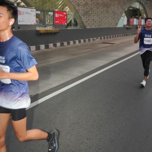 Race photo from KEMLU RUN 2026