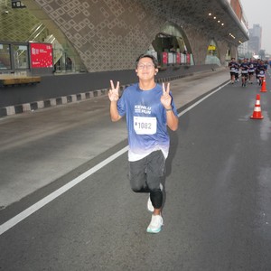 Race photo from KEMLU RUN 2026