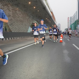 Race photo from KEMLU RUN 2026