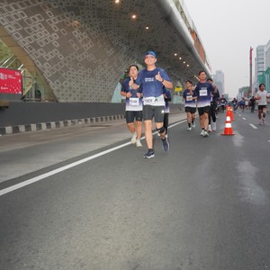 Race photo from KEMLU RUN 2026