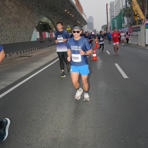 Race photo from KEMLU RUN 2026