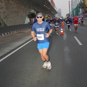 Race photo from KEMLU RUN 2026