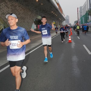 Race photo from KEMLU RUN 2026