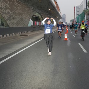 Race photo from KEMLU RUN 2026