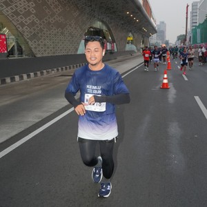 Race photo from KEMLU RUN 2026