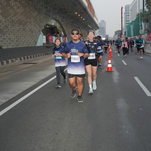 Race photo from KEMLU RUN 2026