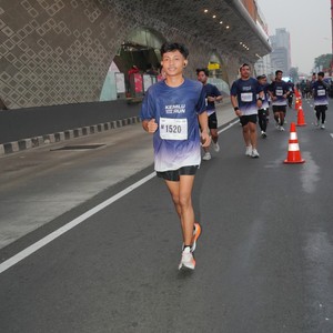 Race photo from KEMLU RUN 2026