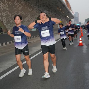 Race photo from KEMLU RUN 2026