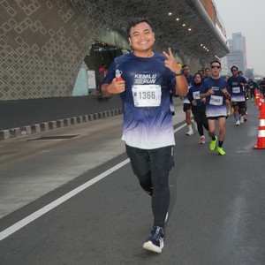 Race photo from KEMLU RUN 2026