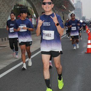 Race photo from KEMLU RUN 2026