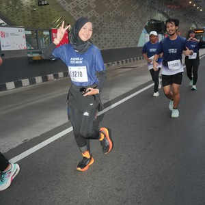 Race photo from KEMLU RUN 2026