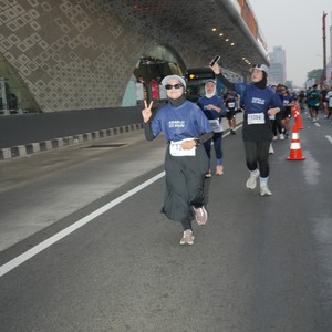 Race photo from KEMLU RUN 2026