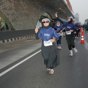 Race photo from KEMLU RUN 2026