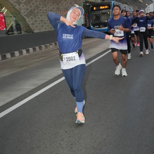 Race photo from KEMLU RUN 2026