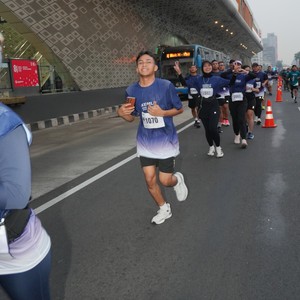 Race photo from KEMLU RUN 2026