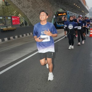 Race photo from KEMLU RUN 2026