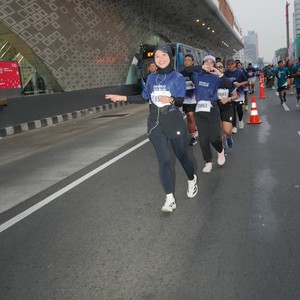 Race photo from KEMLU RUN 2026