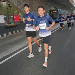 Race photo from KEMLU RUN 2026