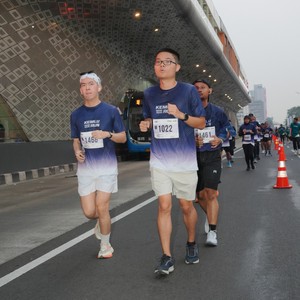 Race photo from KEMLU RUN 2026