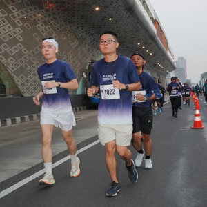 Race photo from KEMLU RUN 2026