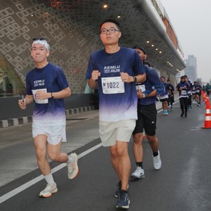 Race photo from KEMLU RUN 2026