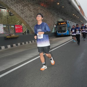 Race photo from KEMLU RUN 2026