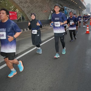 Race photo from KEMLU RUN 2026