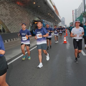 Race photo from KEMLU RUN 2026