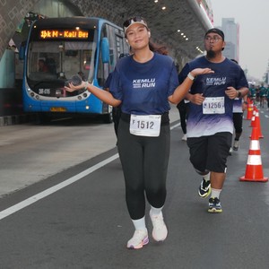 Race photo from KEMLU RUN 2026