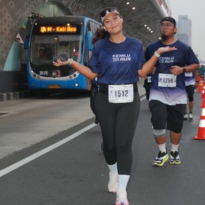 Race photo from KEMLU RUN 2026
