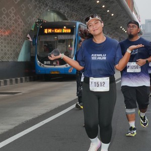 Race photo from KEMLU RUN 2026