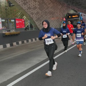 Race photo from KEMLU RUN 2026