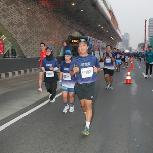 Race photo from KEMLU RUN 2026
