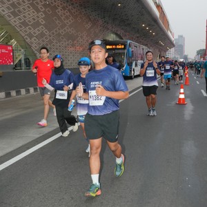 Race photo from KEMLU RUN 2026