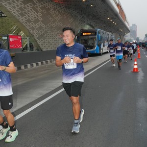 Race photo from KEMLU RUN 2026
