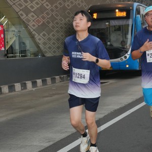 Race photo from KEMLU RUN 2026