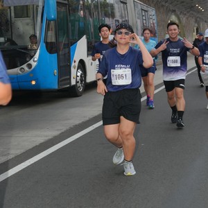 Race photo from KEMLU RUN 2026