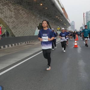 Race photo from KEMLU RUN 2026