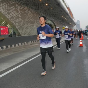 Race photo from KEMLU RUN 2026