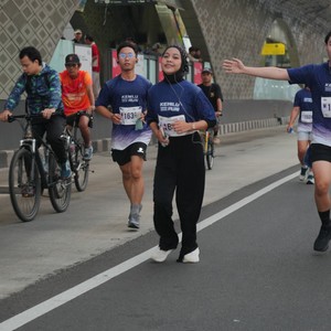 Race photo from KEMLU RUN 2026