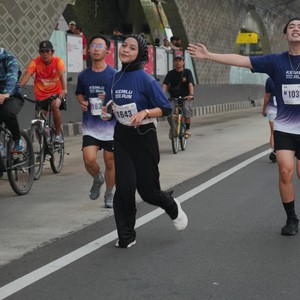 Race photo from KEMLU RUN 2026
